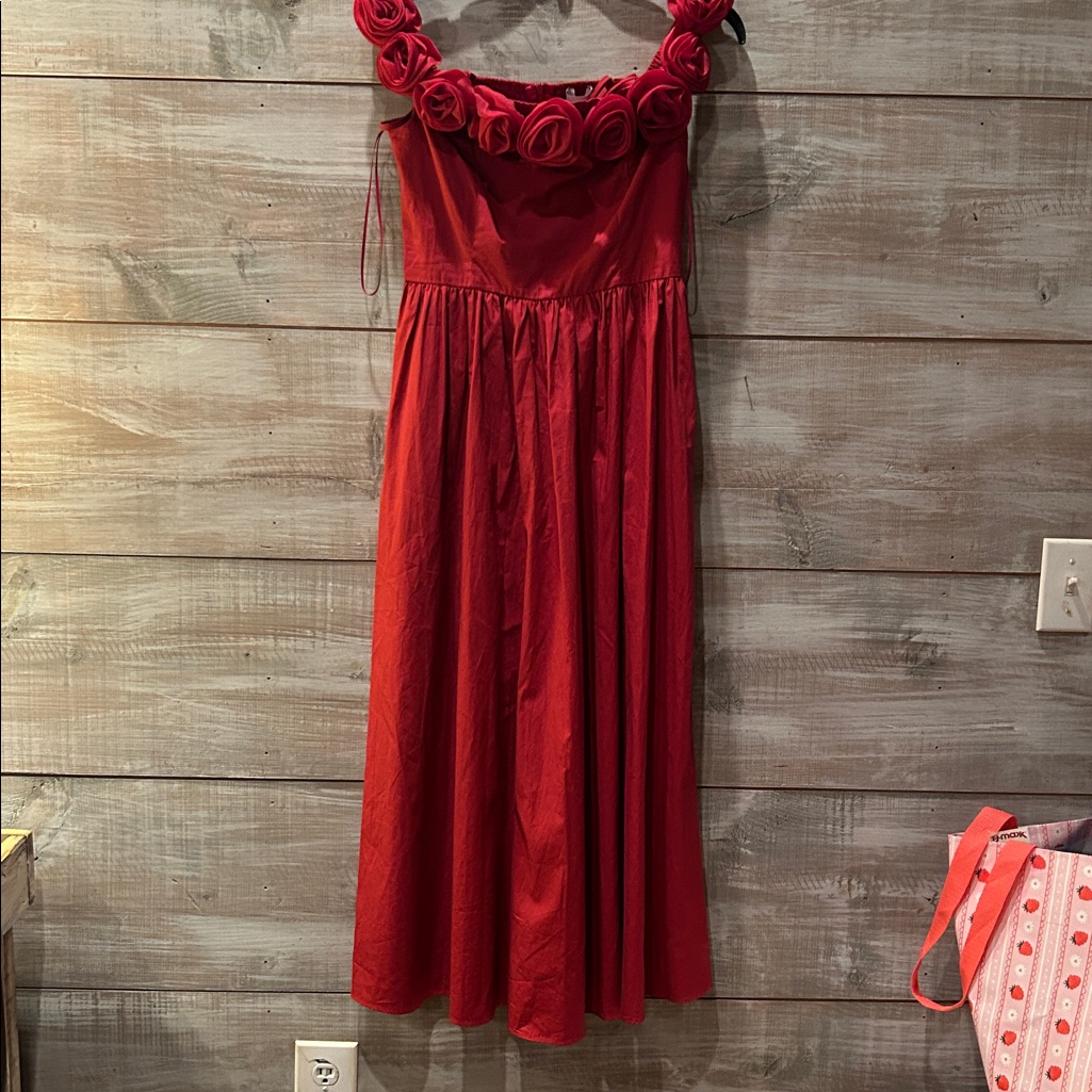 Nwt Lucy Paris Marbella Dress - Red Size Xs